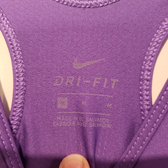 Nike Dri-FIT Training Tank Top Sleeveless Shirt Woman Med - Picture 2 of 5